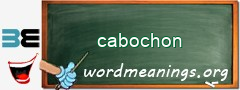 WordMeaning blackboard for cabochon